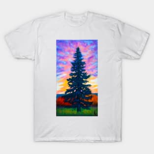 Pastel painting - pine tree T-Shirt